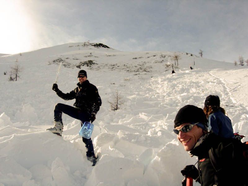 Lawinenkurs Verschüttetensuche Kurs Anfänger Skitouren VS-Suche Erlebnis Berg Chiemgau Bergführer Rosenheim Sudelfeld