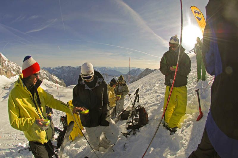 Lawinenkurs Verschüttetensuche Kurs Anfänger Skitouren VS-Suche Erlebnis Berg Chiemgau Bergführer Rosenheim Sudelfeld