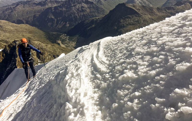Biancograt Bernina Piz Palü Bergführer Piz Morteratsch Tschierva Hütte
